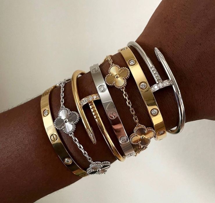 Браслет Кільце Cartier juste in clou гвоздь