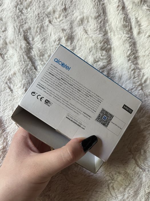 Router Alcatel Linkzone 4G LTE CAT7 mobile wifi czarny przenośny