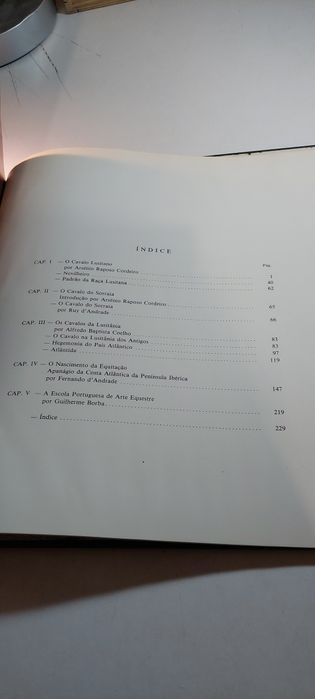 Cavalo Lusitano, O Filho do Vento - Arsénio Raposo Cordeiro (Edições INAPA)