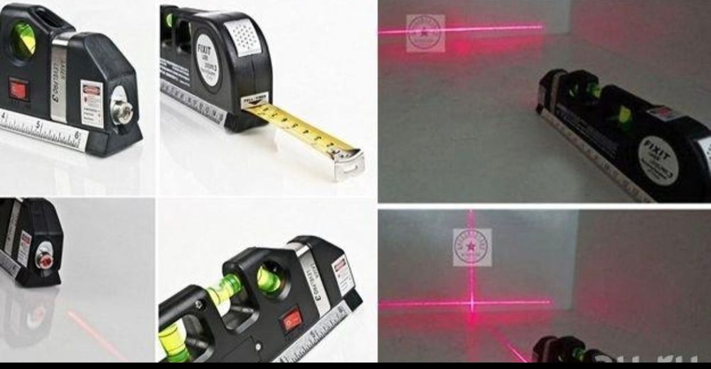 Лазерний рівень з вбудованою рулеткою Laser Level Pro 3