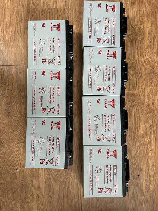 Akumulatory YUASA NP17-12I 12V 17Ah – mało używane