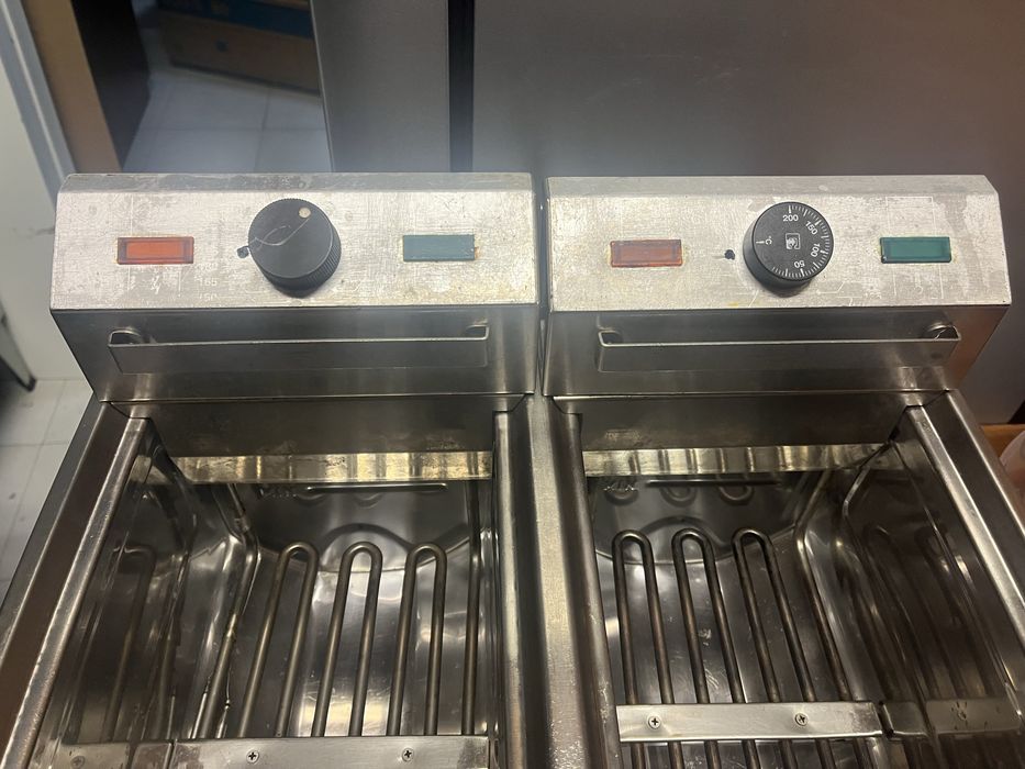 Fritadeira eletrica 2 cubas monofasica