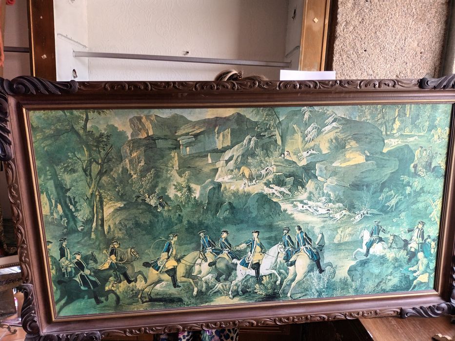 Quadro em Tela com Armação em Madeira