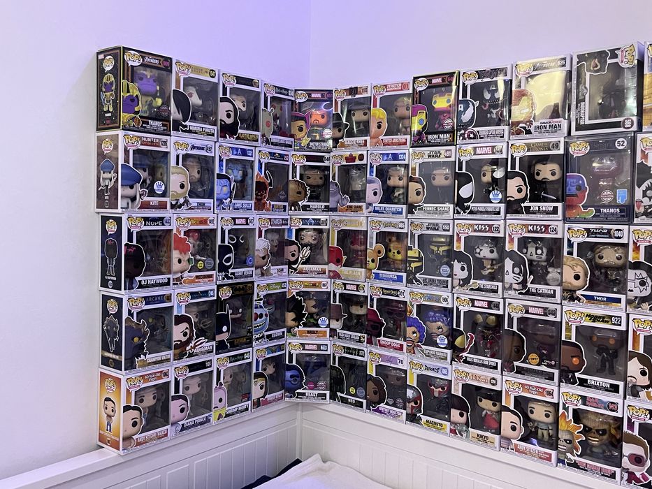 Funko pop:Marvel; KISS; Star wars; Batman; Dragon ball;pokemon