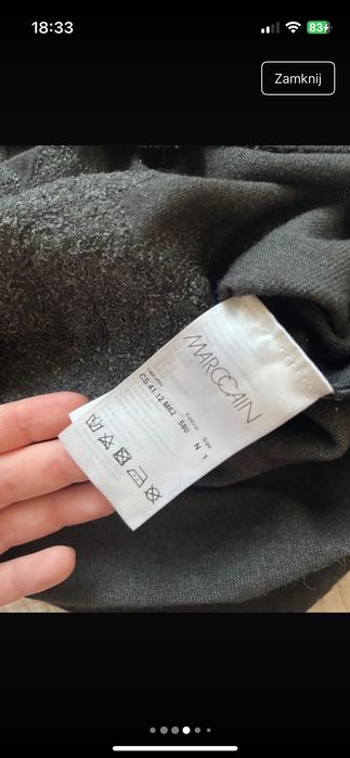 Jedwabny sweterek Marccain