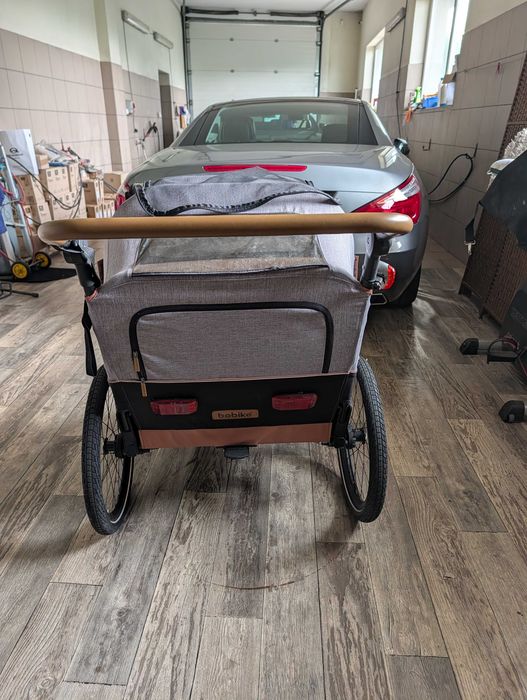 przyczepka rowerowa Bobike Moobe 2w1 | Grey