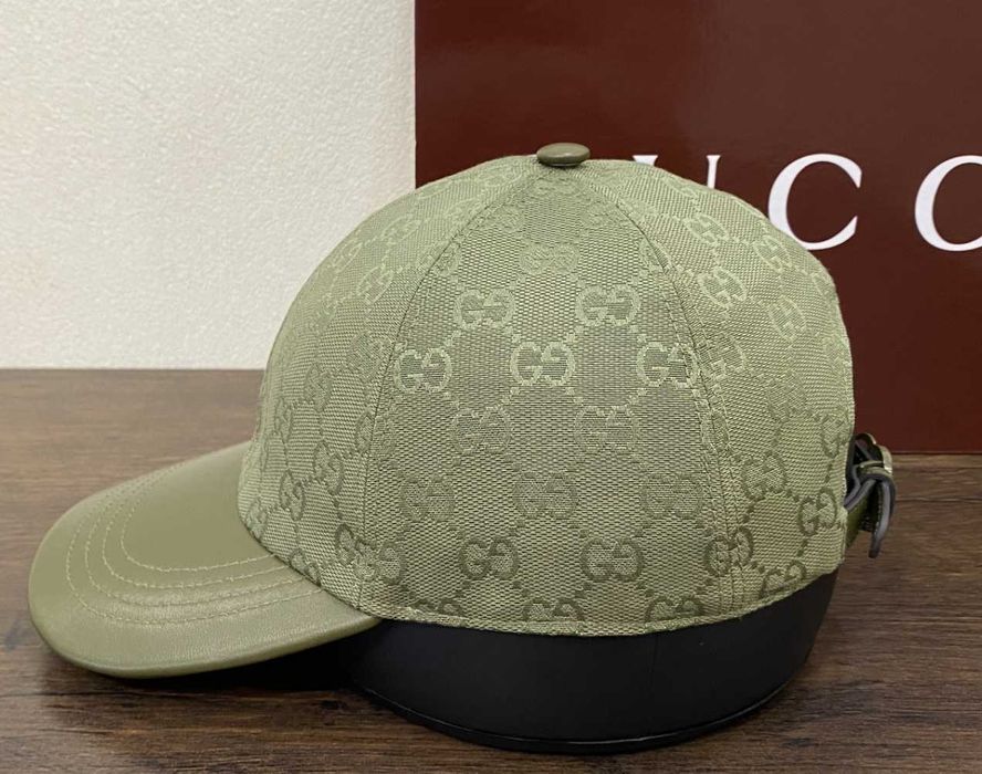 Gucci Green cap chapéu ajustável