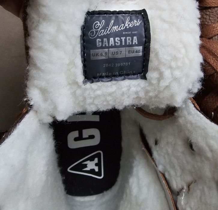 NOWE Gaastra buty za kostkę ocieplane brązowe 40 zimowe