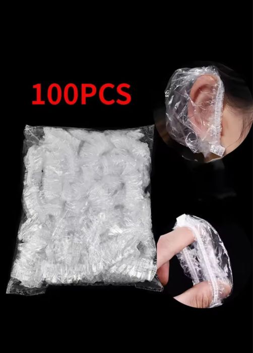 Одноразові навушники шапочки на вуха захист для фарбування