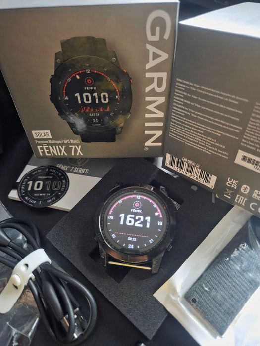 Piekny super Garmin 7X solar 51mm bateria 30dni zamiana Mapy