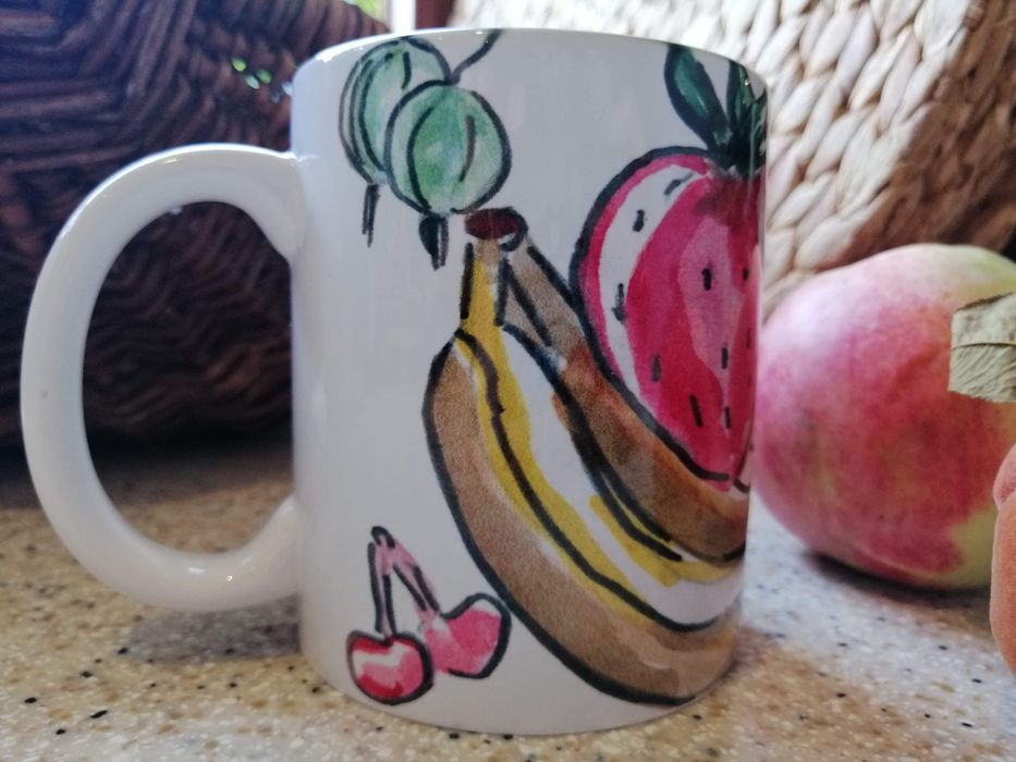 Kubek owocny artystyczny