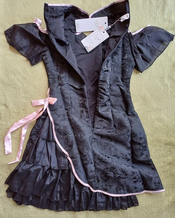 Piękna, japońska sukienka Lolita Harajuku Retro. Nowa. Rozmiar S