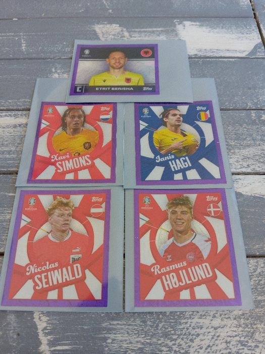 Cromos euro 2024 roxos