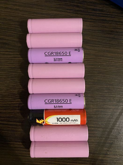 Акуумулятор 18650 Li-ion, Литий аккумулятор, вейп, фонарь, баттарея