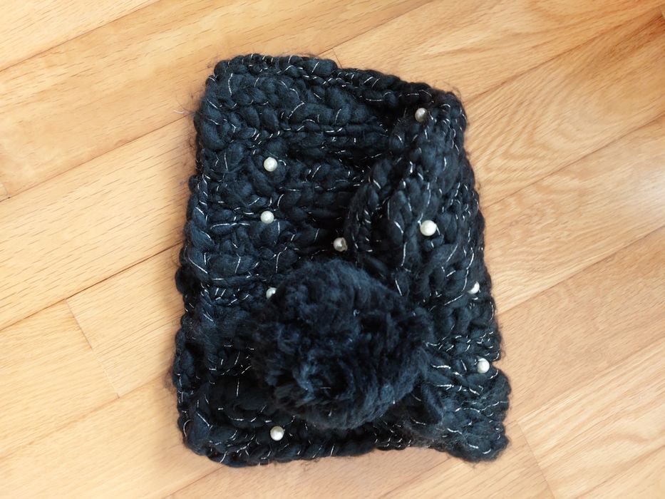 Gorro/boinas rosa e preto hello kitty