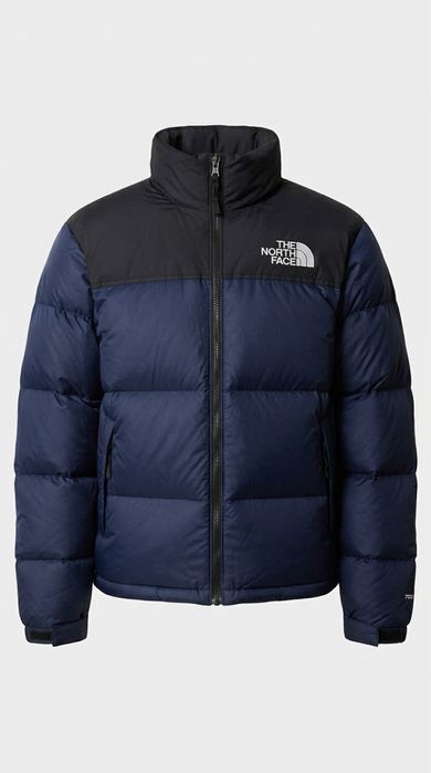 Casaco The North Face 1996 Retro Nuptse 700 Azul/Preto - Como Novo