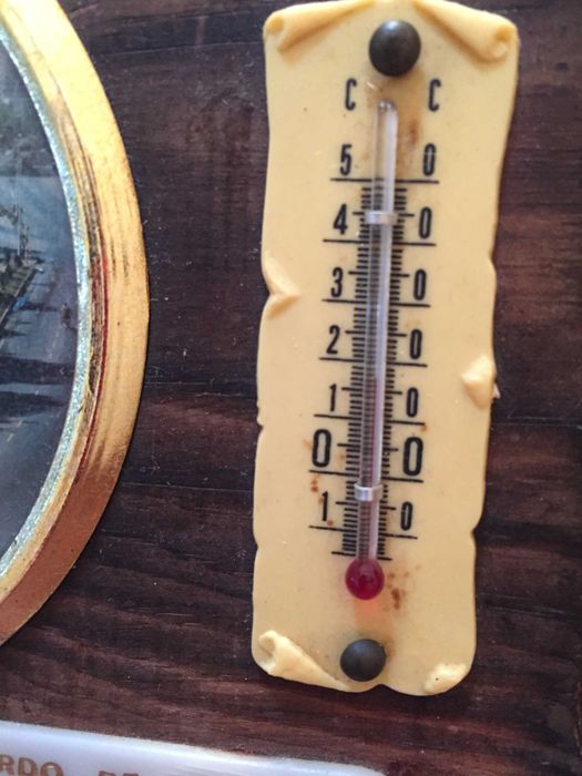 Termómetro de parede, recordação de Mallorca anos 70