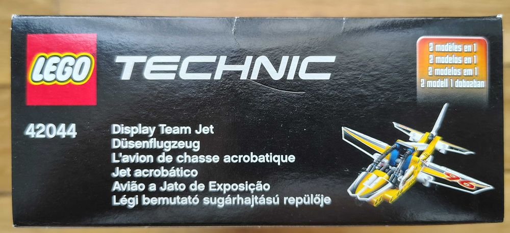 LEGO Technic 42044 – Display Team Jet Novo, Selado e Fora de Catálogo!