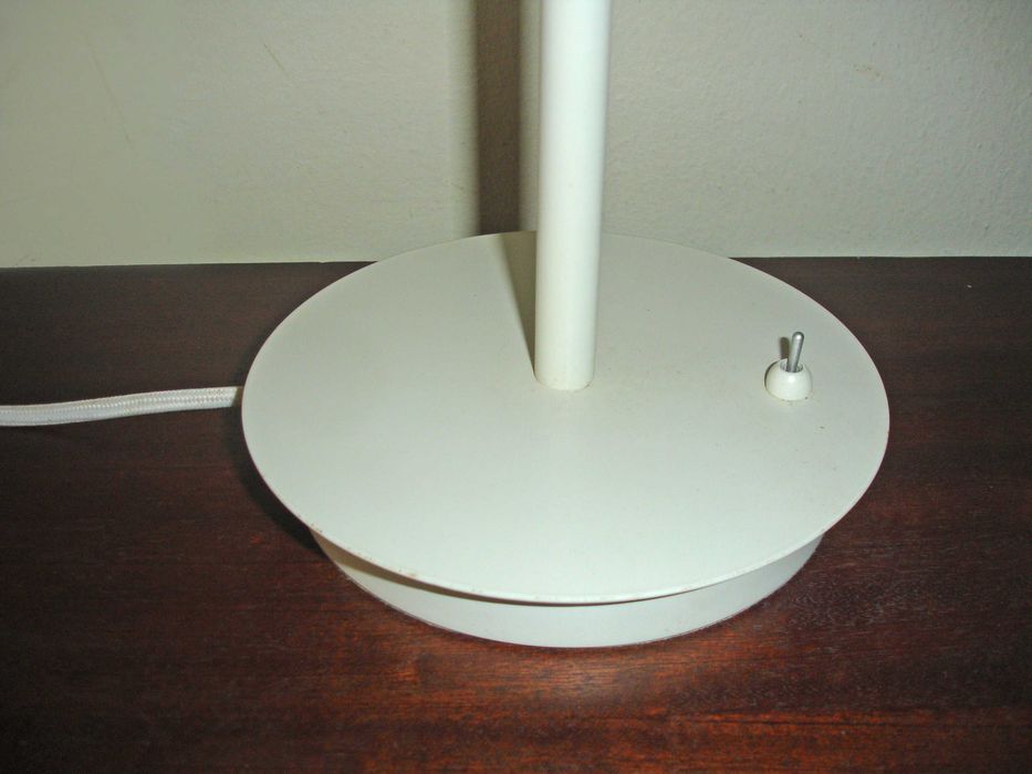 Candeeiro Branco La Redoute - Vidro / Metal - Novo - Modelo Descontinuado.