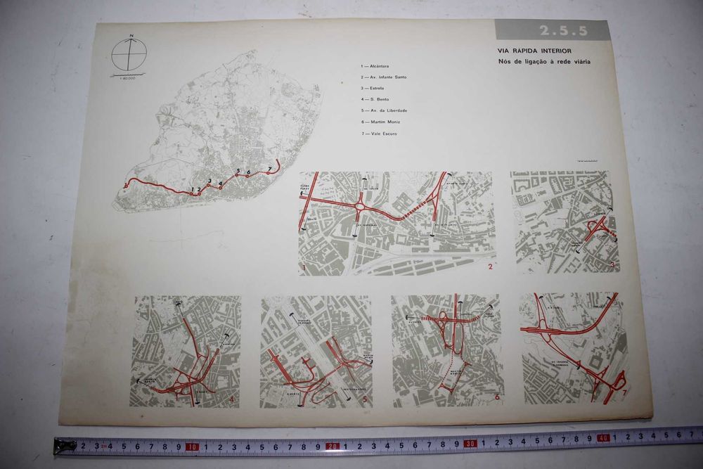 Mapas - Transportes Urbanos e outros de Zonas Cidade de Lisboa Baixa