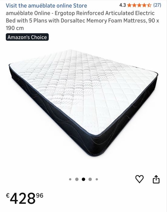 Cama Elétrica com Colchão