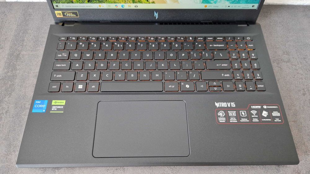 Ігровий ноутбук Acer Nitro V 15/ i7-13620H/16/512/RTX 4050, 6 GB/Як новий