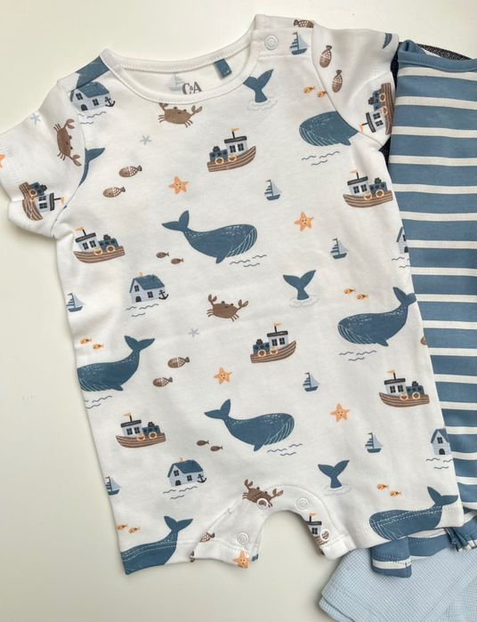 Zestaw letnich ubranek dla niemowlaka C&A