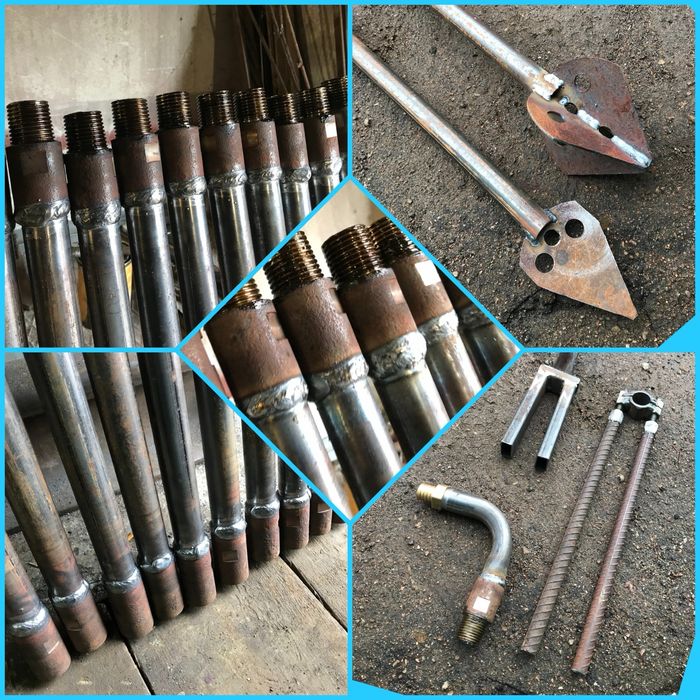 Бур комплект бурения абиссинских скважина 12 м штанги насос вода дача