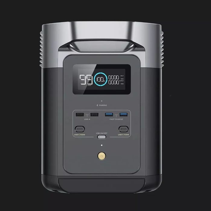 Зарядна станція EcoFlow Delta 2, 1800 Вт, 1024 Вт*год (UPS, ДБЖ)