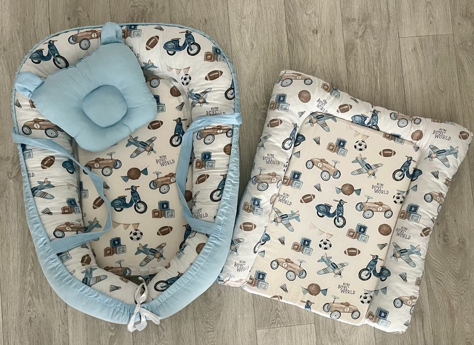 Продам кокон-переноску та матрацик на пеленальний стіл