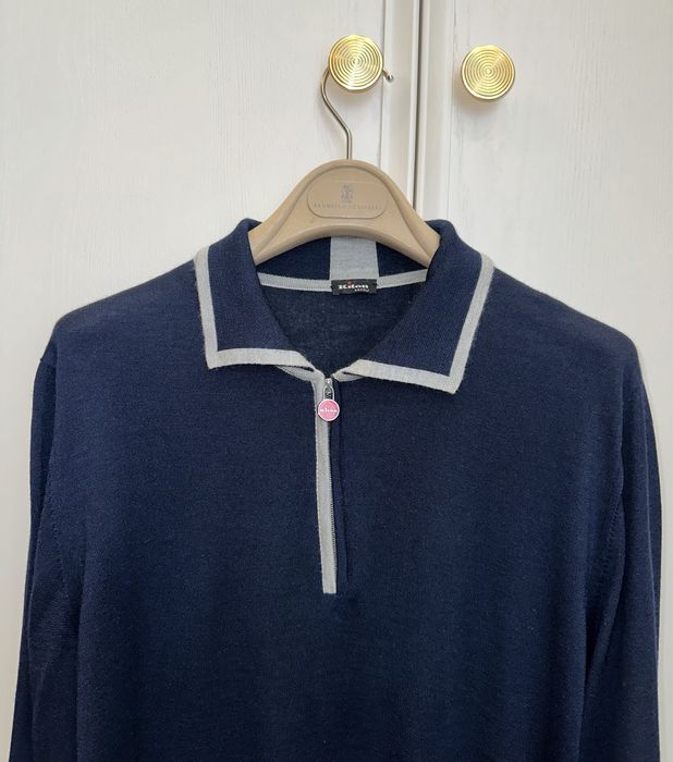 Кашемировый поло-свитер Kiton