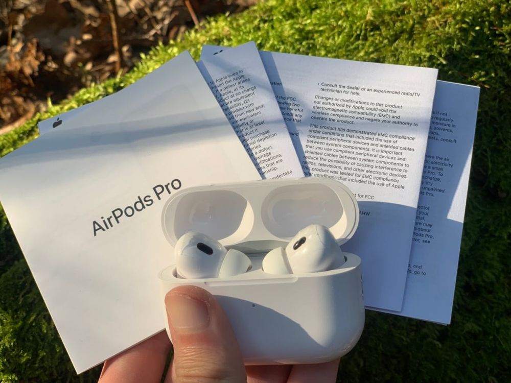 Безпровідні AirPods Pro 2 Навушники Аірподс про 2 1в1 ПОДАРУНОК!: 1 000 ...