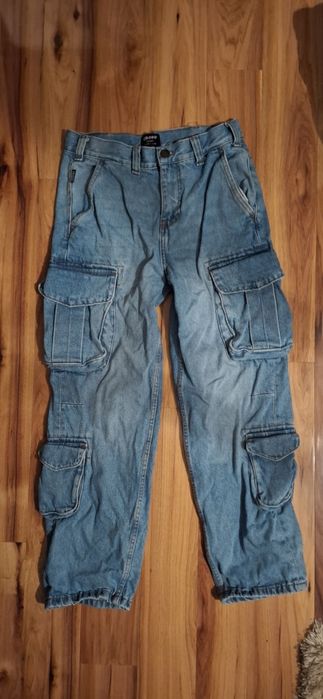 Spodnie cropp baggy męskie