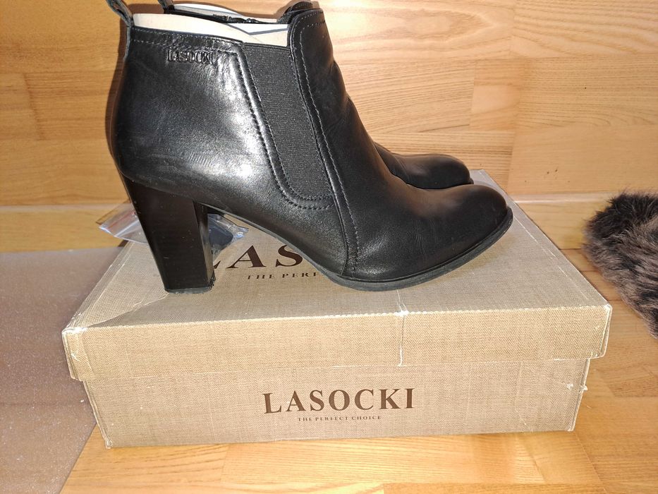 Buty damskie Lasocki trzewiki 41 skóra