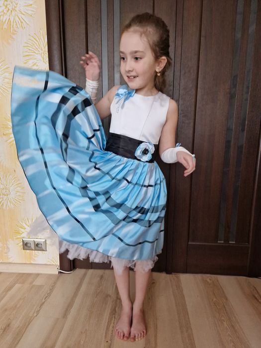 Сукня святкова (випускний), платье нарядное, 5-8 років (108-126см)