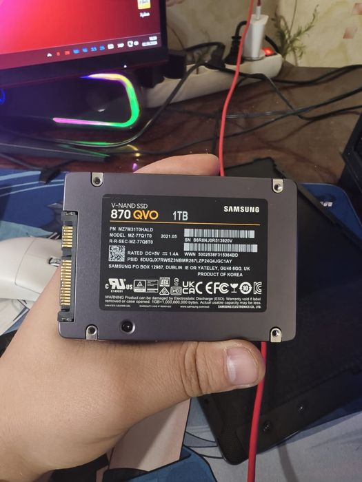SSD Samsung 870 QVO 1TB 2.5"