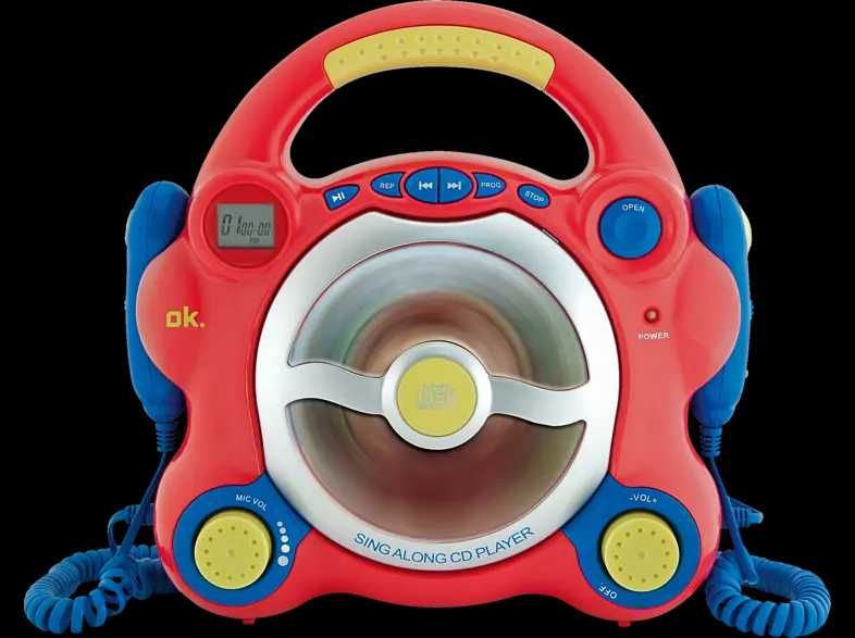 Дитяче караоке OK. OPC210 CD Tragbarer CD Player Bunt
