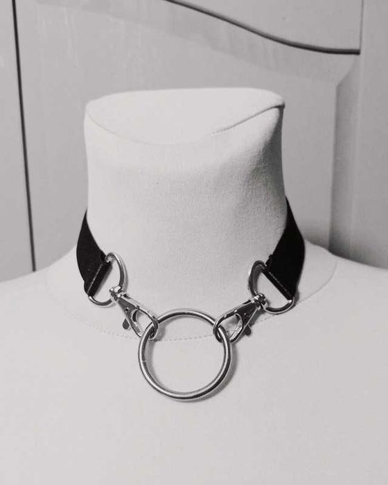 Rockowy choker alternative style nowy polski produkt
