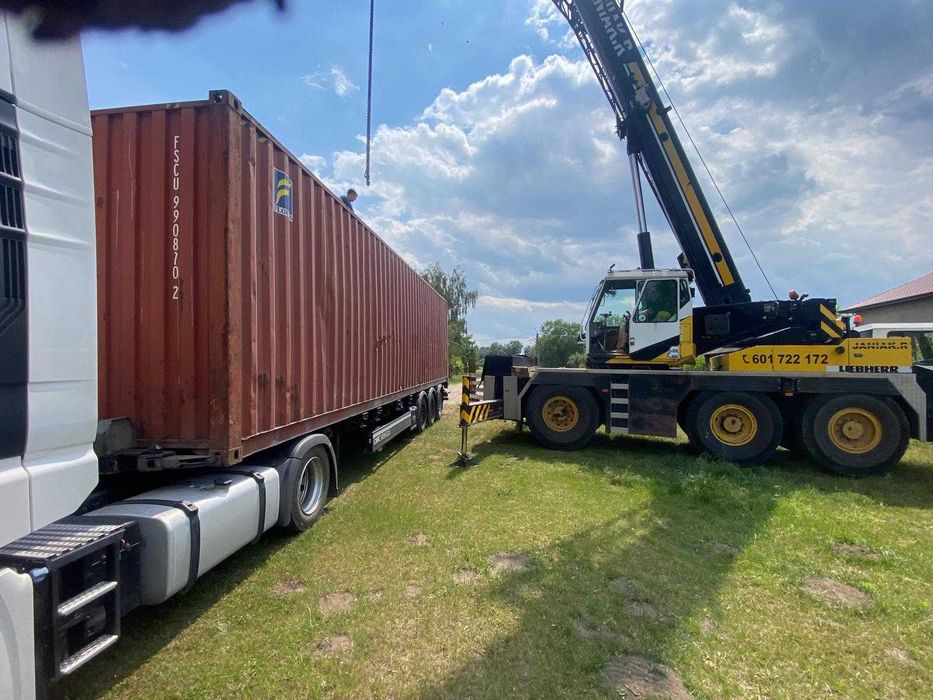 Kontener morski 40HC – duży, suchy, szczelny