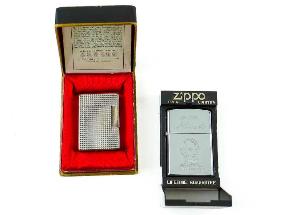 Isqueiros (Dupont e Zippo)