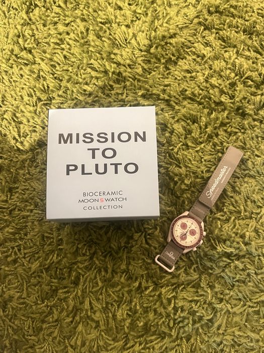 Relógio Swatch x omega mission to pluto