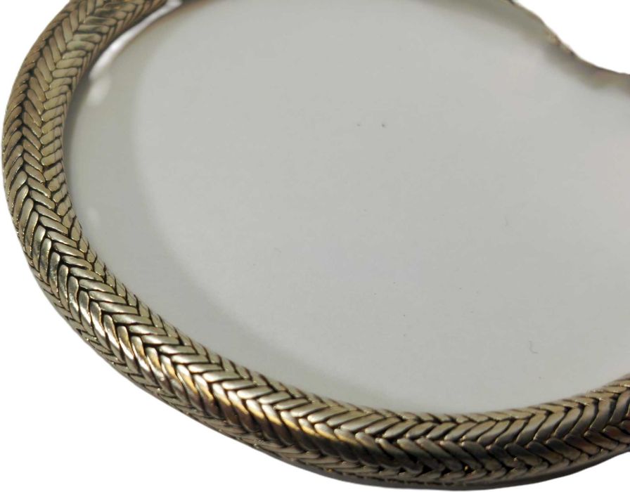 Srebrna bransoletka żmijka 38,5g 925