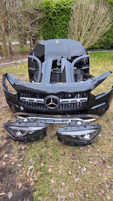Mercedes GLA lift 247 w247 maska lampa zderzak kompl przód części 696