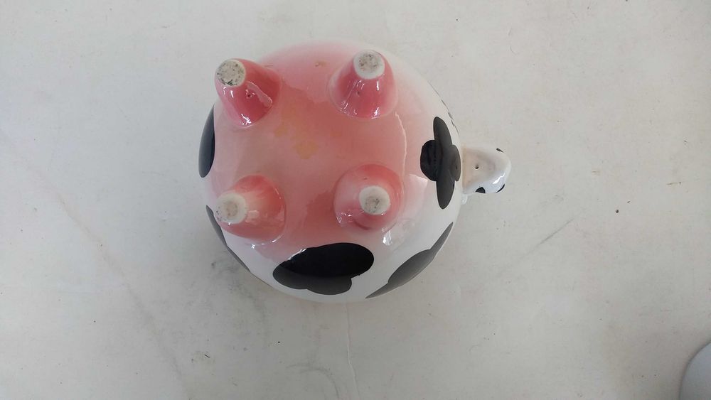 Taça de pequeno-almoço em forma de vaca, NOVA!