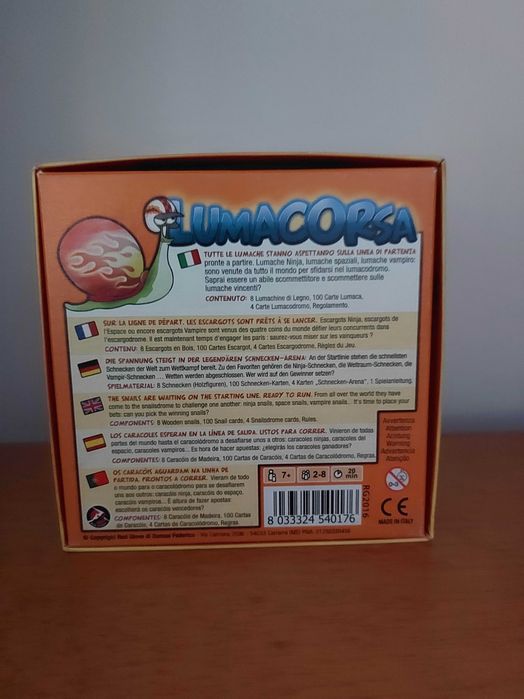 Lumacorsa (Board Game, Jogo de Tabuleiro)