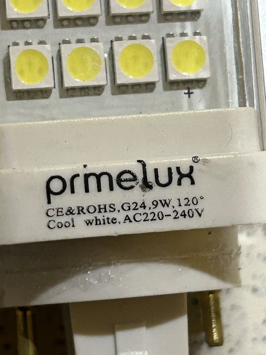 Lâmpadas led usadas