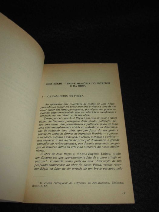 Livro Contos José Régio