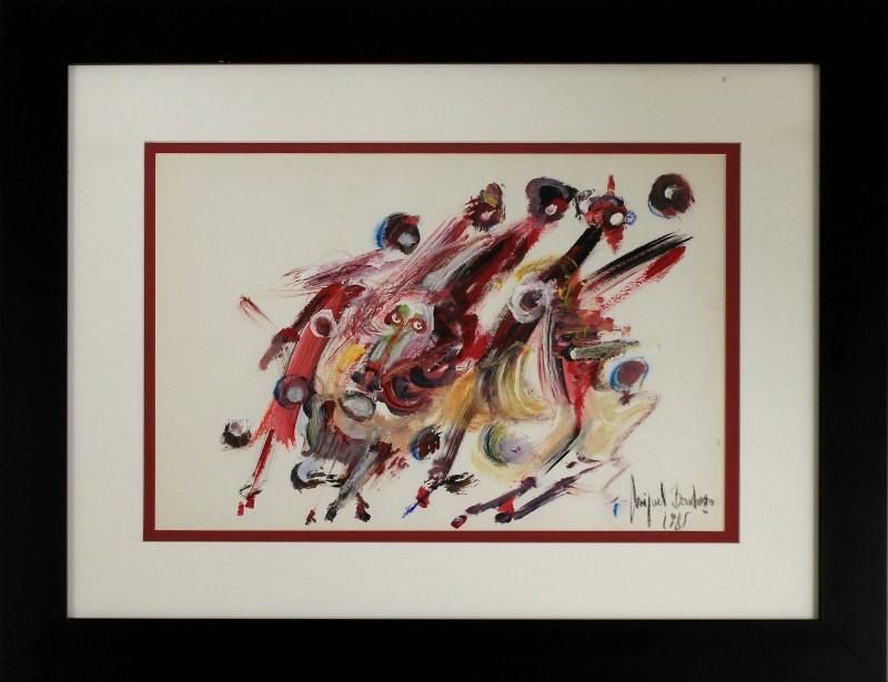 Quadro do pintor de renome Miguel Barbosa