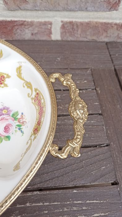фарфоровая менажница Ceramiche Alfa  Италия.