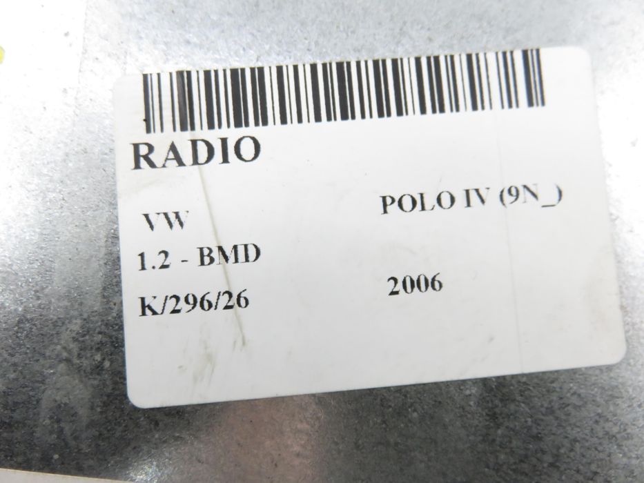 Radio Vw Polo IV (9n_)